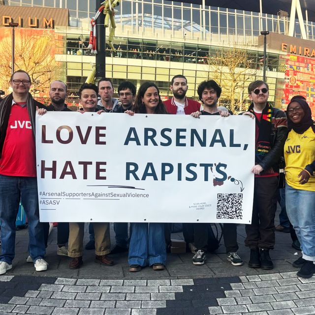 Arsenal Supporters Against Sexual Violence: ‘There is a culture of silence around sexual violence in football’