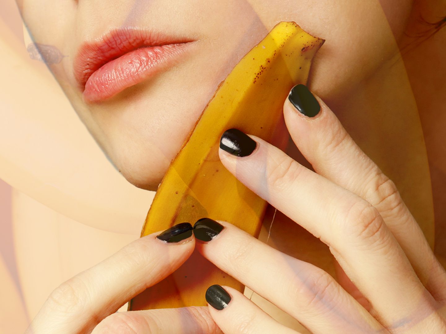 What does rubbing a banana peel on your face do, really?