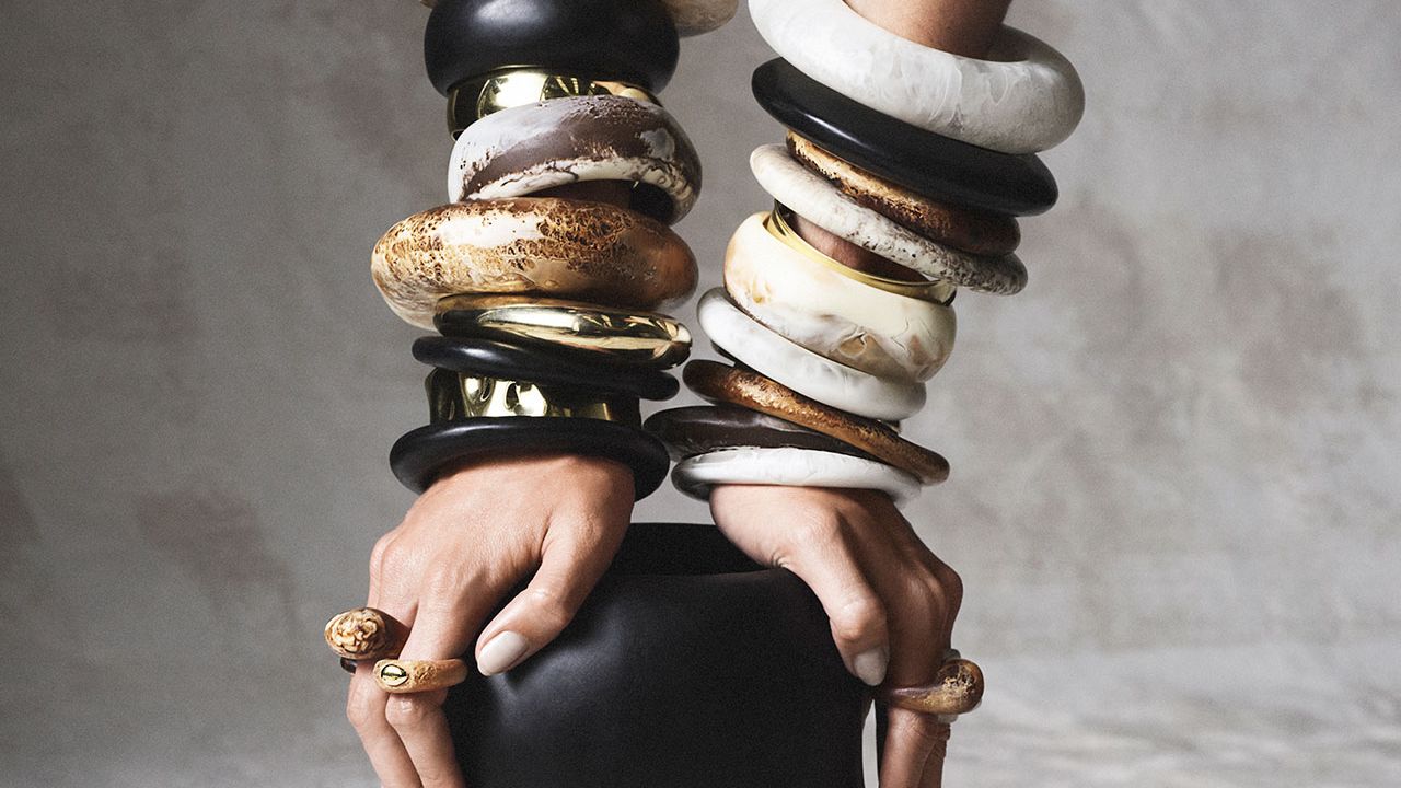 Resin bangles will be everywhere come summer&-and these are under £20