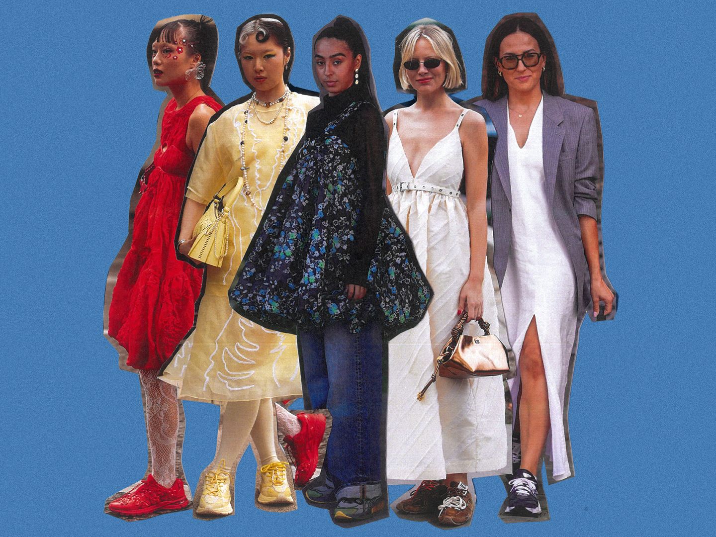 9 ways to wear a dress with trainers, AKA our favourite spring combo