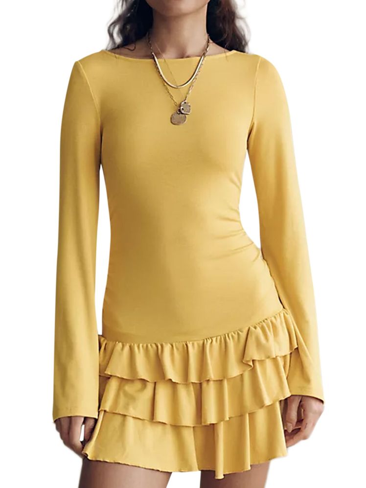 Image may contain Blouse Clothing Long Sleeve Sleeve Dress Accessories Jewelry Necklace and Skirt