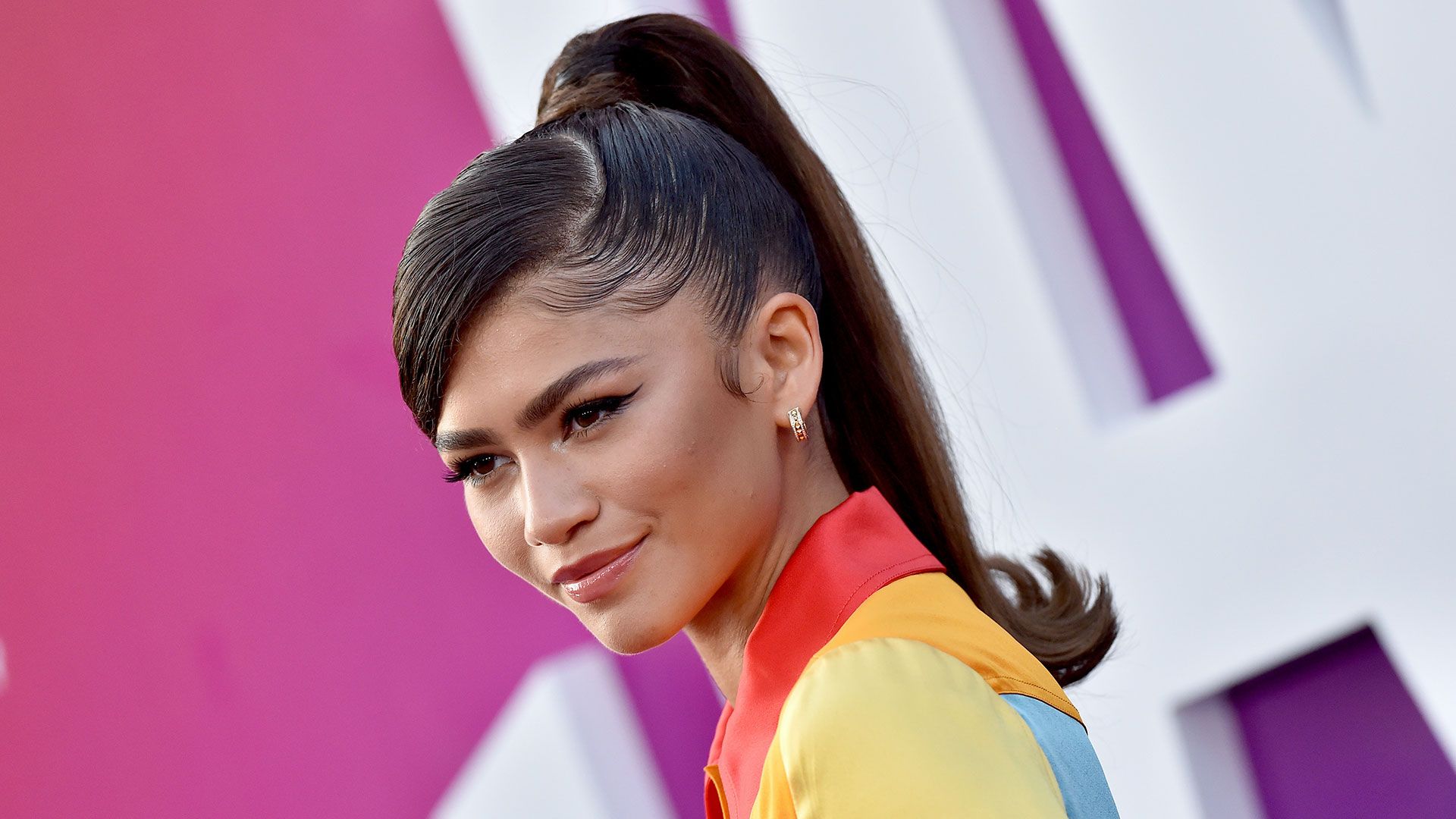 Image may contain Zendaya Face Head Person Teen Happy Smile and Hair