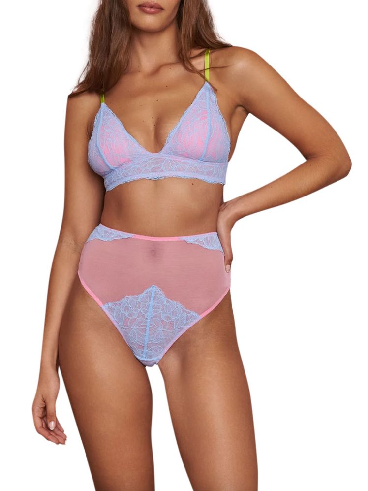 Image may contain Clothing Underwear Lingerie Swimwear Panties Adult Person Bra Bikini and Thong